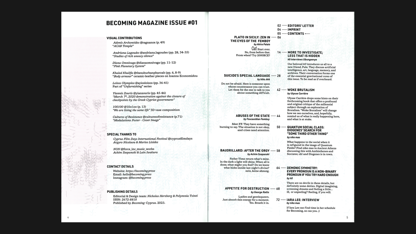 Becoming Magazine: Issue One by Various Authors