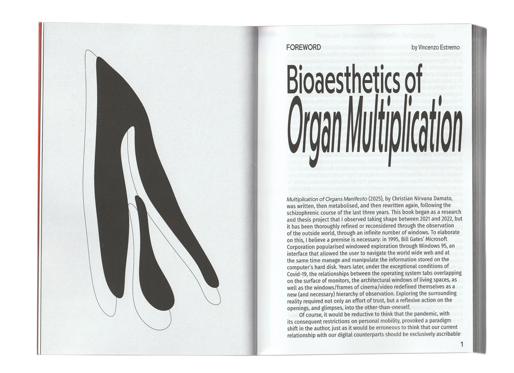 Multiplication of Organs Manifesto: Body, Technology, Identity, Desire (2025) by Christian Nirvana Damato