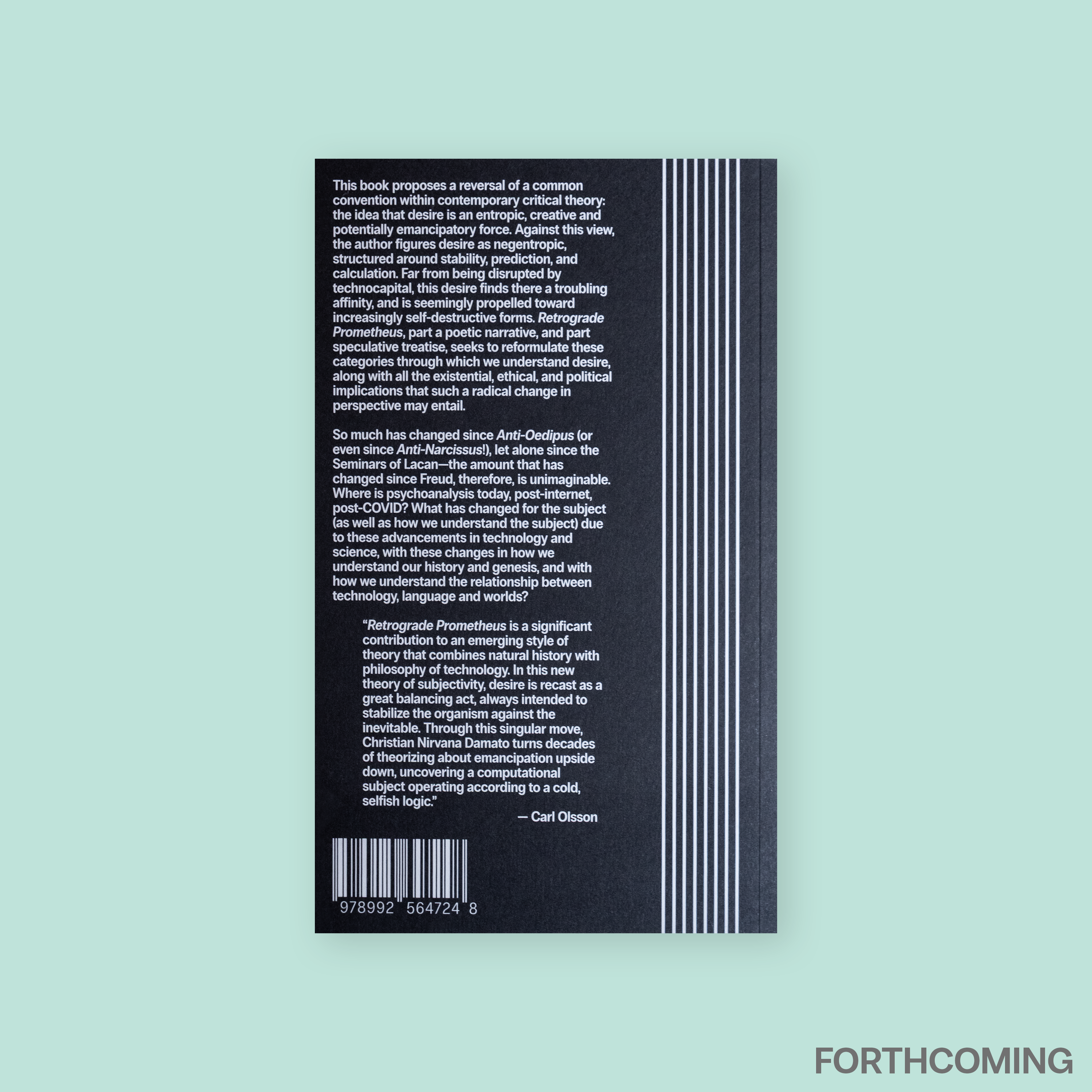 Retrograde Prometheus: Subjectivity & Computation (2026) by Christian Nirvana Damato