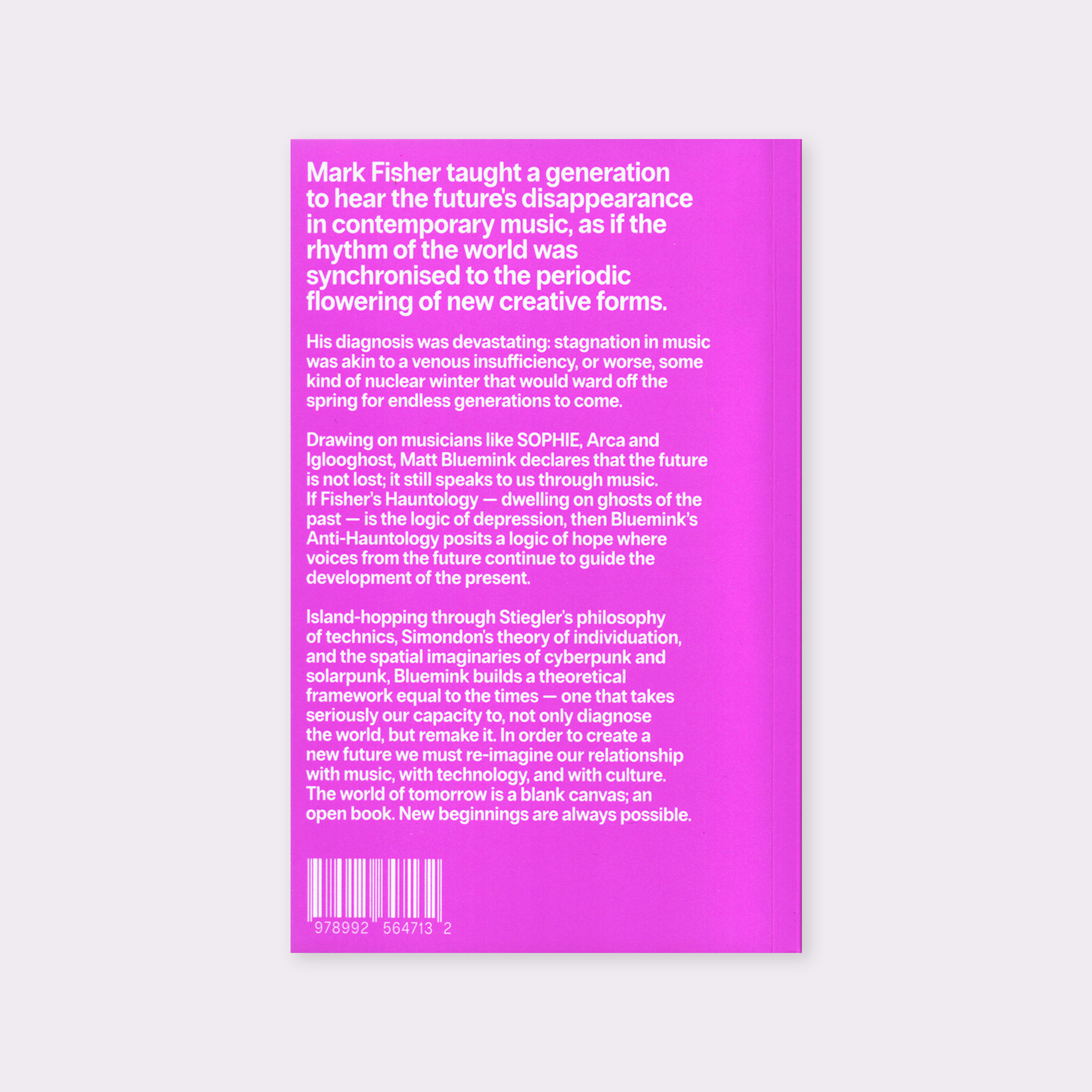 The Future is not Lost: On Music, Technology, and the Creation of New Worlds (2026) by Matt Bluemink