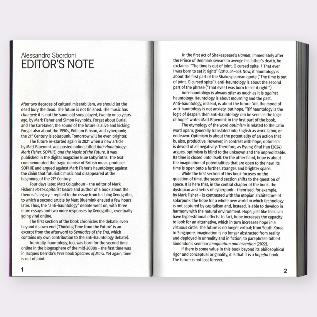 The Future is not Lost: On Music, Technology, and the Creation of New Worlds (2026) by Matt Bluemink