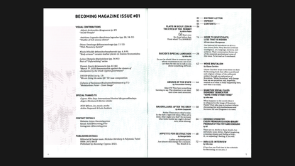 Becoming Magazine: Issue One by Various Authors