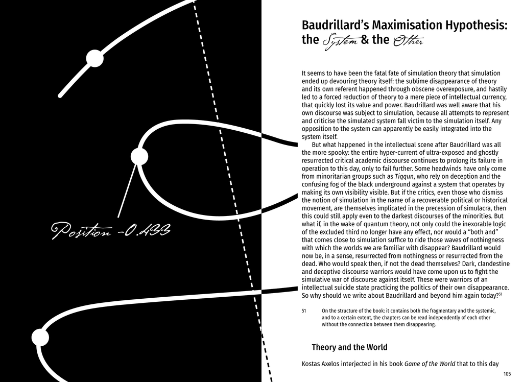 In the Delirium of the Simulation: Baudrillard Revisited (2024) by Achim Szepanski