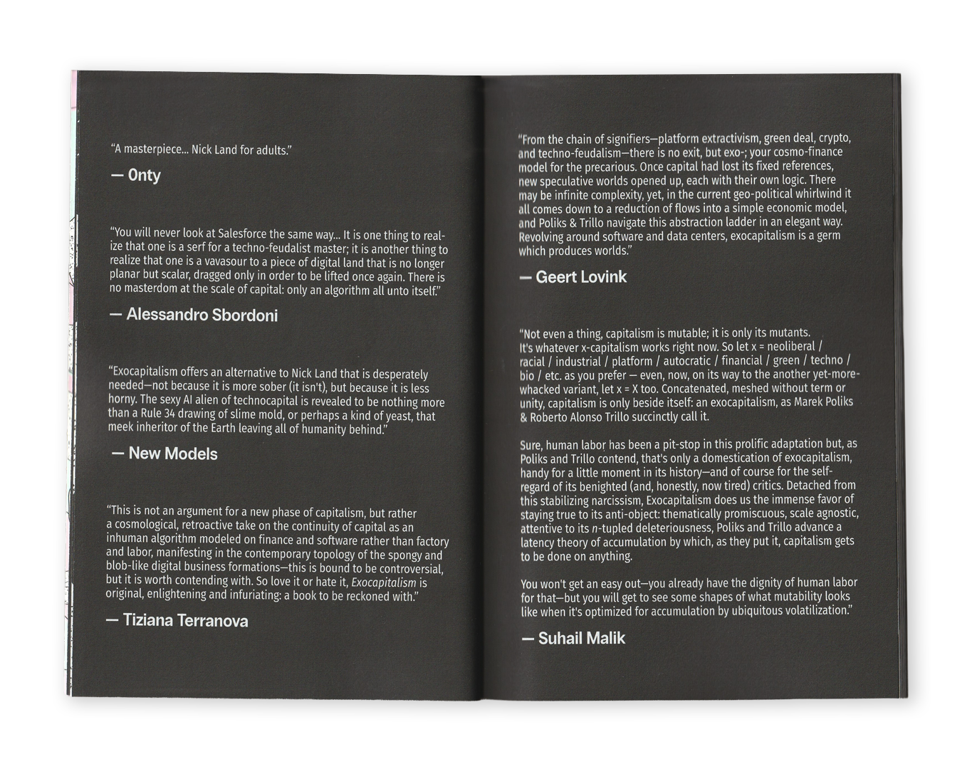 Exocapitalism: Economies with absolutely no limits (2025) by Marek Poliks & Roberto Alonso Trillo