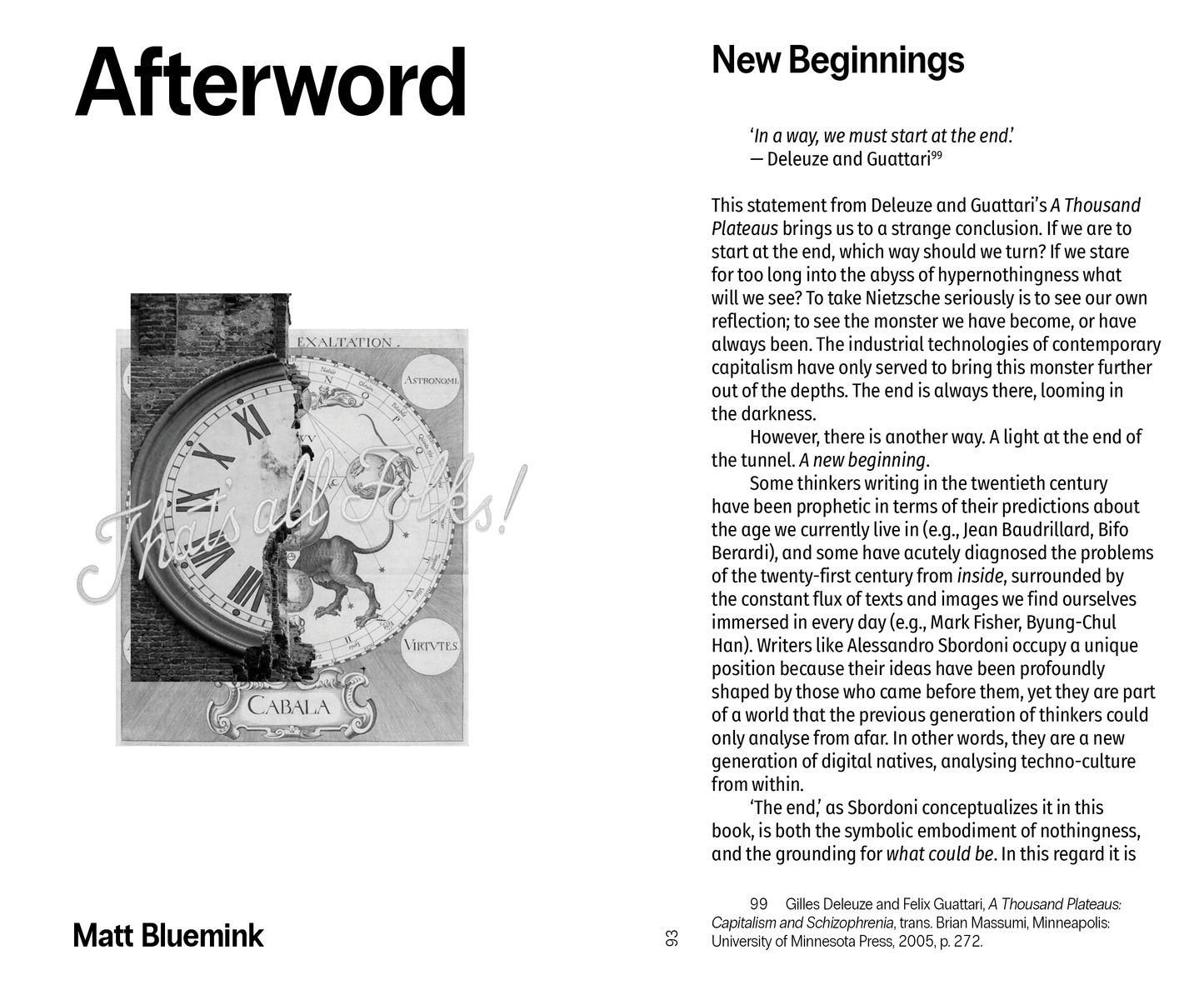 Semiotics of the End: Essays on Capitalism and the Apocalypse (2025) by Alessandro Sbordoni