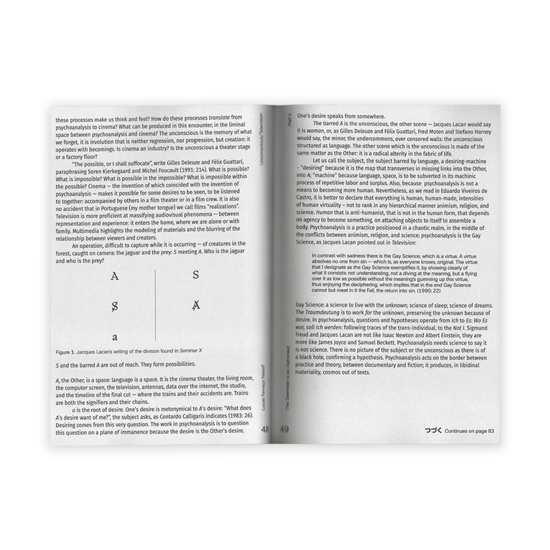 Unconscious/Television (2nd Edition) by Lucas Ferraço Nassif