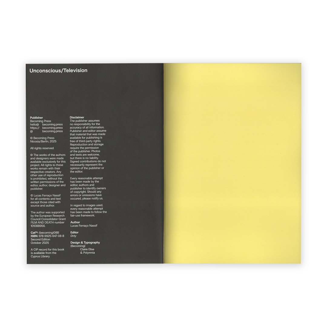 Unconscious/Television (2nd Edition) by Lucas Ferraço Nassif
