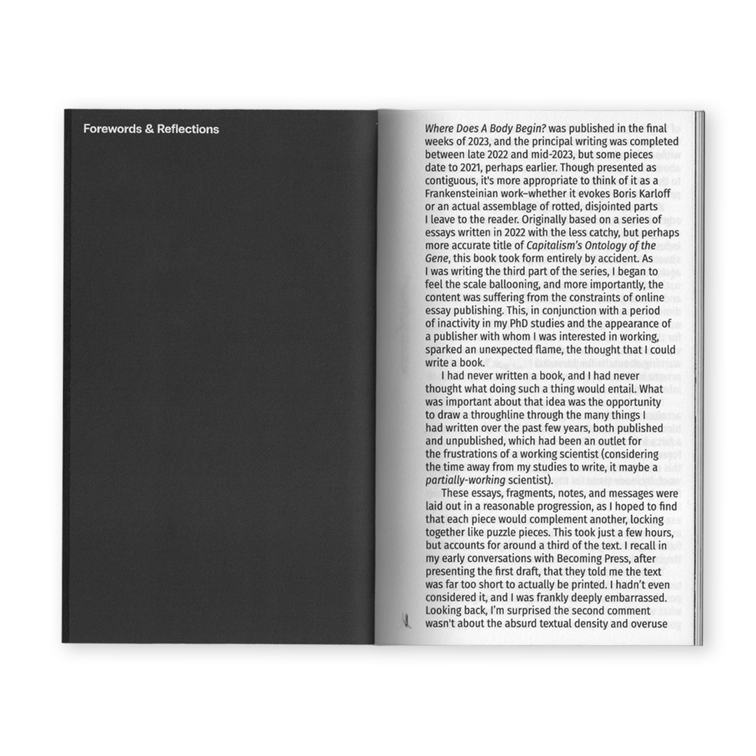 Where does a body begin? (3rd Edition) by Meltdown Your Books