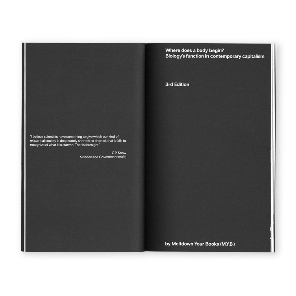 Where does a body begin? (3rd Edition) by Meltdown Your Books